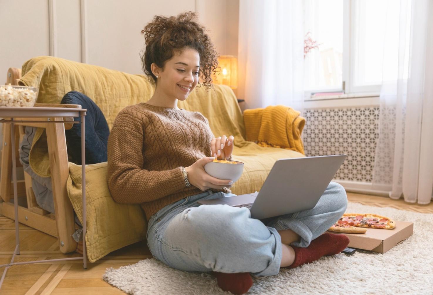 Ambiente di apprendimento online confortevole e ben organizzato